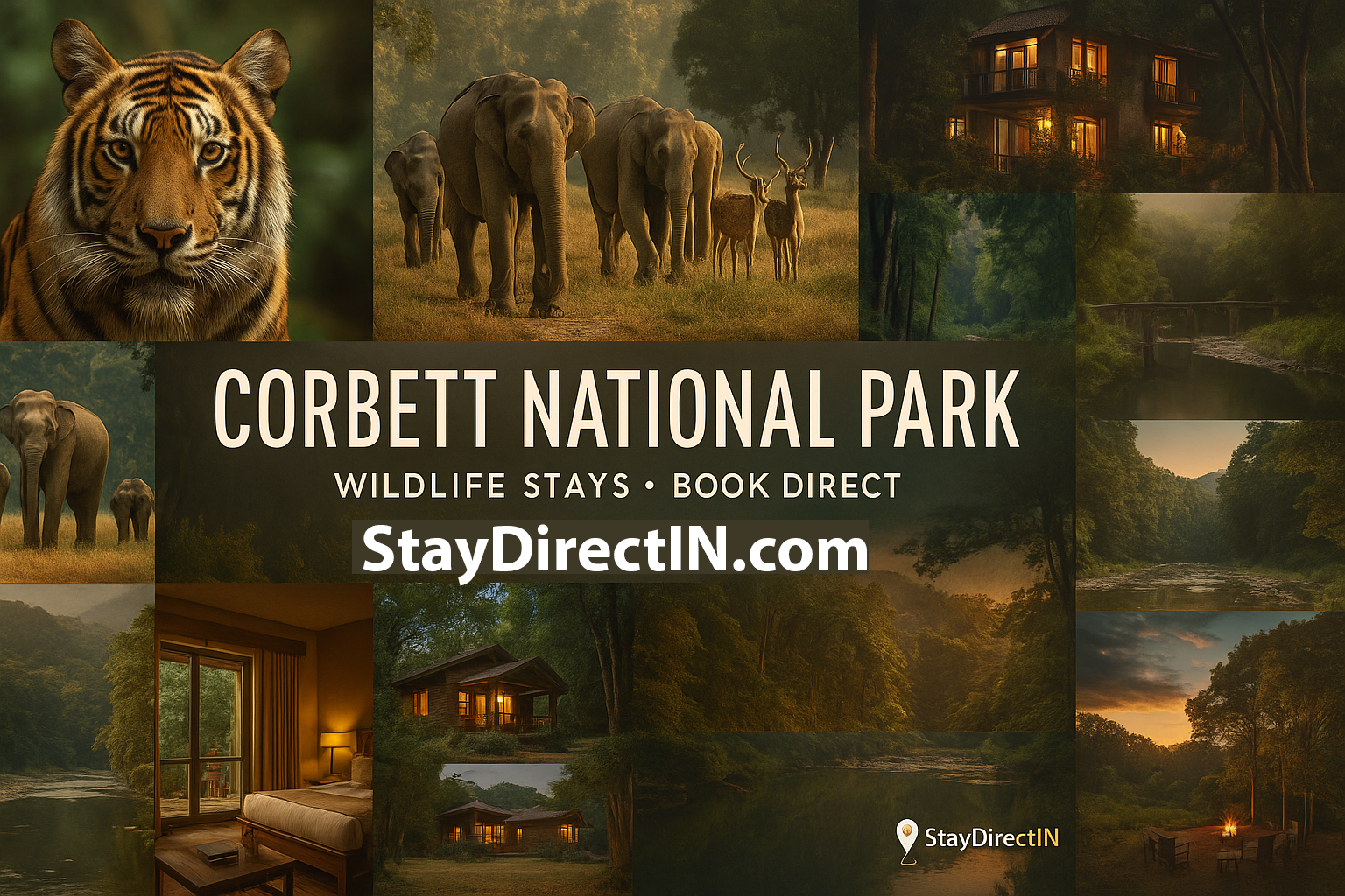 StayDirectIN — Corbett National Park mosaic